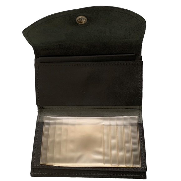 Vintage Harley Davidson Motorcycles Black Genuine Leather Wallet Made in USA - Picture 7 of 13